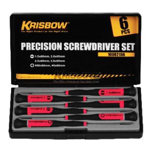 Set Obeng Krisbow Precision Screwdriver 6Pcs