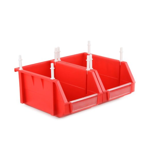 Storage Bin Krisbow 150X240X124MM Red 10011429 - Image 2