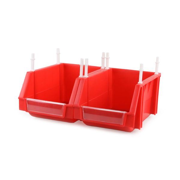 Storage Bin Krisbow 150X240X124MM Red 10011429 - Image 3