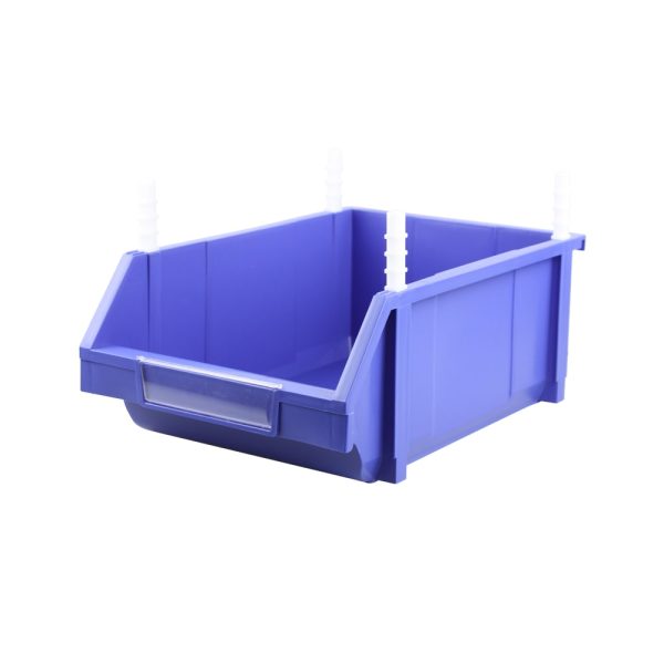 Kotak Perkakas Krisbow Storage Bin 300X450X177MM Blue - Image 4