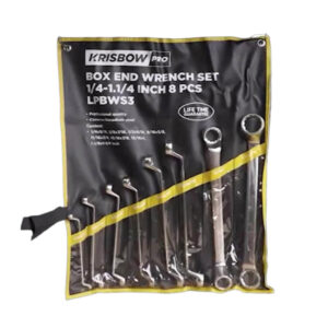 Kunci Ring Box End Wrench Set 1/4 - 1.1/4 inch 8pcs Krisbow 10015543