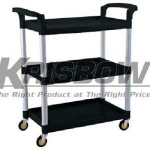 3 Rak Troli Three Step Trolley Black 103x51x96cm Krisbow