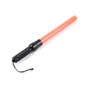 Traffic Baton LED Krisbow 3 Function 54 Cm Red