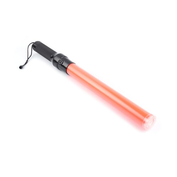 Traffic Baton LED Krisbow 3 Function 54 Cm Red - Image 2