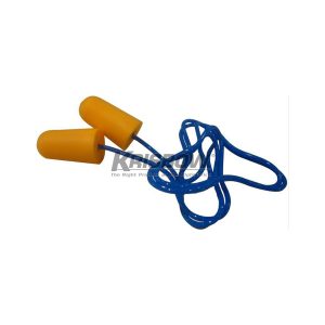 Penutup Telinga Earplug Pu Foam With Cord 100 Pair/Box 34dB Krisbow 10051444