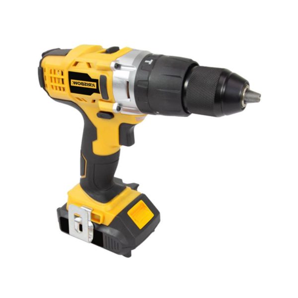 Mesin Bor Impact Drill Cordless Krisbow 13MM 18V LI - Image 2