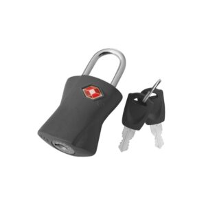 GEMBOK PADLOCK WITH KEY PLASTIC BLACK KRISBOW 10097079