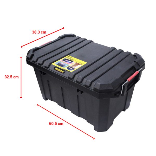 Kotak Penyimpanan Container Box Krisbow 60.5 x 38.3 x 32.5 Cm 45 L - Image 3