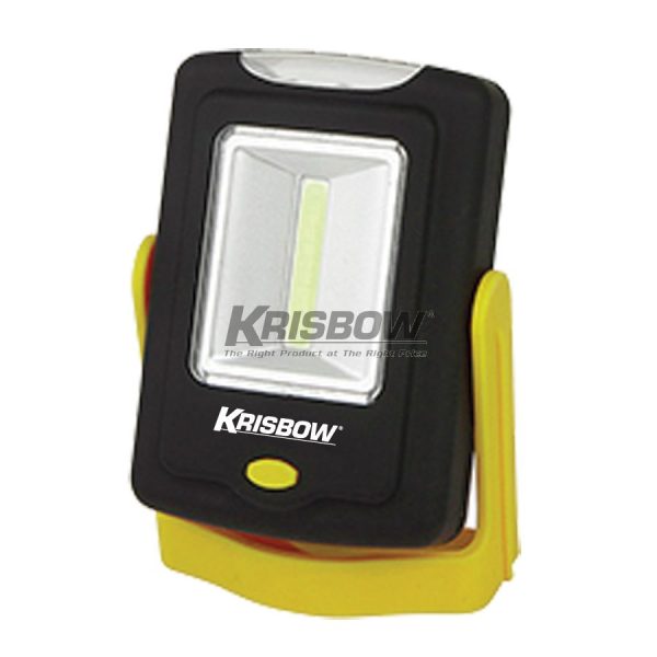 Lampu LED Worklight 120LM 3XAAA Swivel Stand Krisbow 10108192