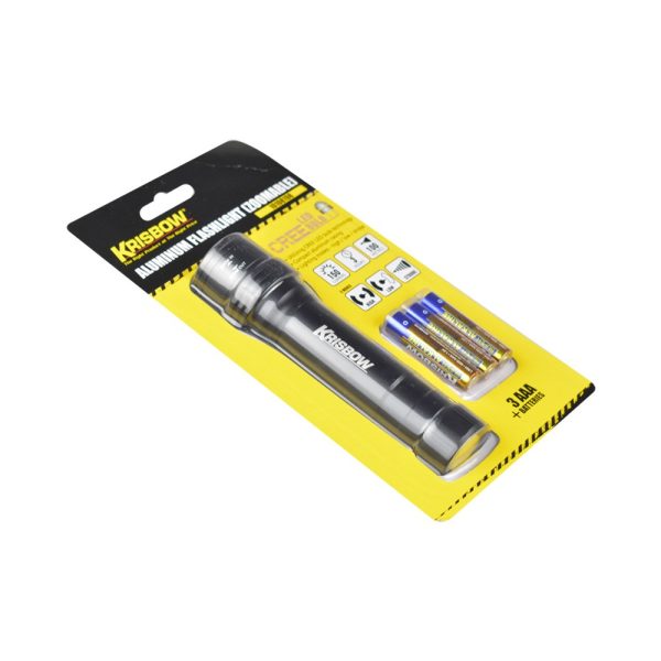 Senter Led Flaslight Krisbow 150LM 3XAAA Zoomable - Image 3