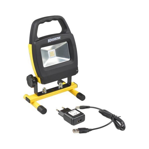 Lampu Sorot LED Krisbow Rechargeable 1000 Lm - Image 6