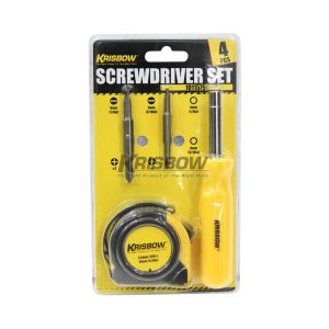 Obeng Screwdriver Set 4Pcs Krisbow 10115791