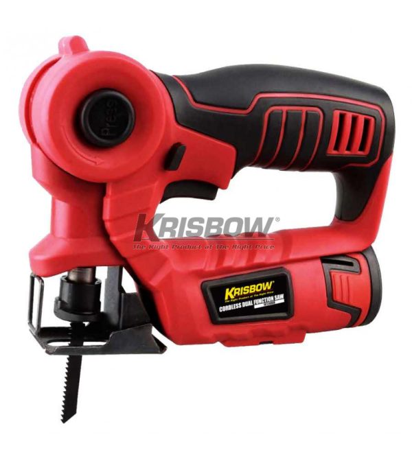 Mesin Gergaji Cordless Krisbow Jigsaw Dual Function 12V