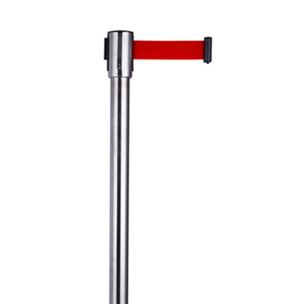 Tiang Antrian Krisbow Handrail Stainless Steel Tali - Merah - Image 3