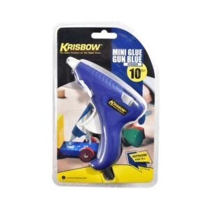 Krisbow EG10-B Lem Tembak Mini Glue Gun Blue 10W