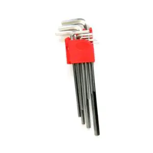 Flat Hex Key L 1.5-10Mm 9Pc Krisbow 10151468