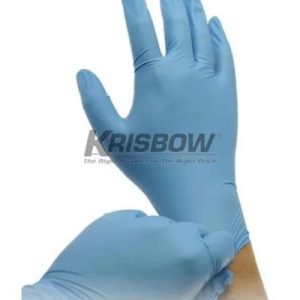 Sarung Tangan Glove Disposal Nitrile L Blue 100 PCS Krisbow 10152287