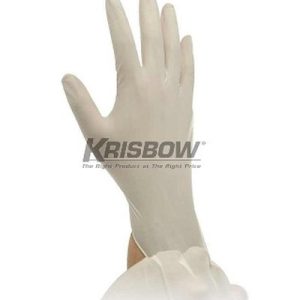 Sarung Tangan Glove Disposal Latex M Powder Free 100 Krisbow 10152298