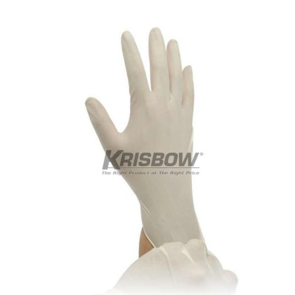 Sarung Tangan Glove Disposal Latex L Powder Free 100 Krisbow 10152299
