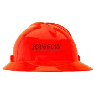 Helm Full Brim Krisbow HDPE Red