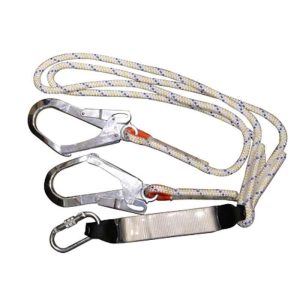 Fall Arrest Rope With 2 Lanyard & Absorber Krisbow 10209717