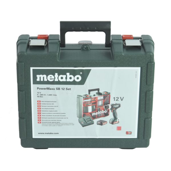 Set Bor Listrik Metabo Powermaxx SB 12 SET Workshop - Image 4