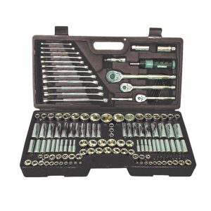 Socket Set 1/4+3/8+1/2IN+MM 123PC LRSOS2 Krisbow 10451485