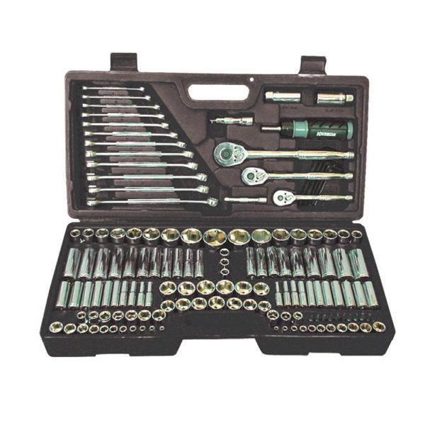 Socket Set 1/4+3/8+1/2IN+MM 123PC LRSOS2 Krisbow 10451485