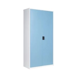 Krisbow Lemari Arsip Kantor Steel 2 Pintu Ayun Biru 90x39x180 cm