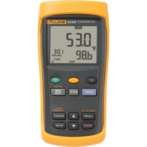 Temperature Logging Digital Thermometer Fluke 53 II B
