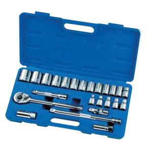 Kunci Sock Sockets Set 1/2 Inci 5/16-1.1/4 Inci 24PC Krisbow LPSOS6