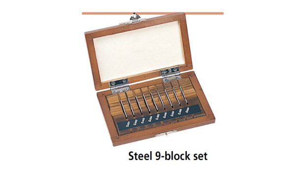 GAUGE BLOCK STEEL SET (9) 1 516-983-10 MITUTOYO MT0003100