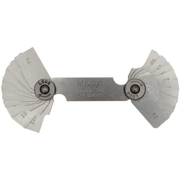 RADIUS GAGE 0.4-6MM (18PAIRS) 186-110 MITUTOYO MT0004379