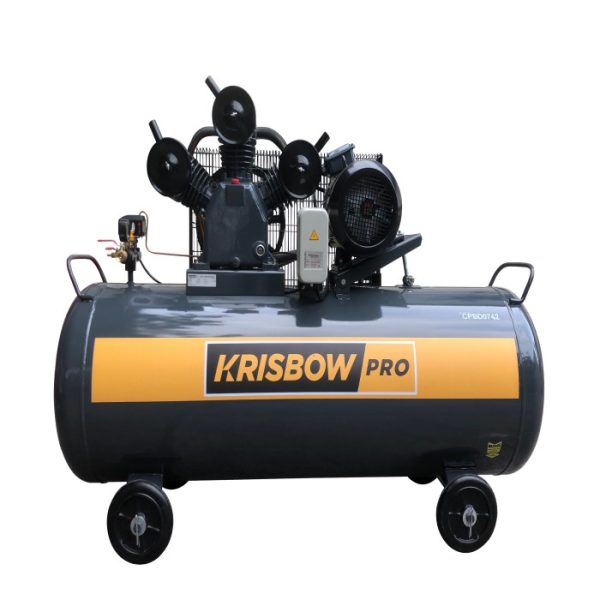 Kompresor Angin Krisbow 7.5HP 420L 10BAR 380V 3PH 10029562