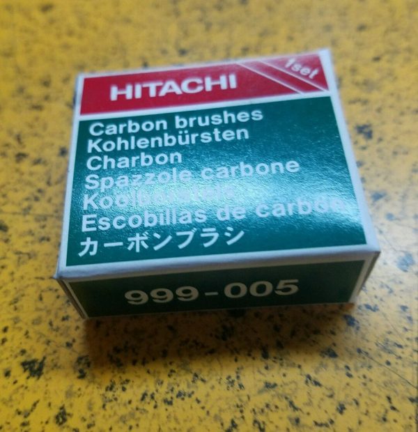 Carbon Brush Set G10SR3 G12SR3 Replacement Part Hitachi 999-005
