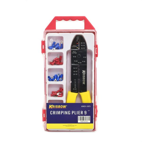 Tang Crimping Krisbow 9 Inc Plier Set - Image 4