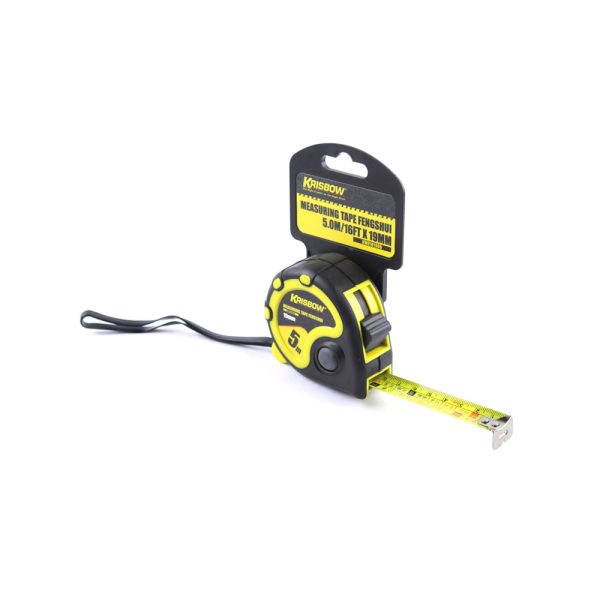 Meteran Fengshui Krisbow 5 meter Measuring Tape - Image 4
