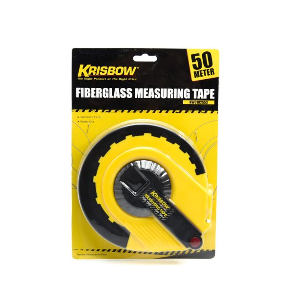 Meteran Fiberglass Krisbow 50 meter - Image 3