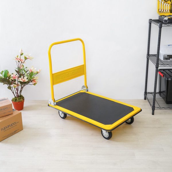 Troli Barang Lipat Krisbow 300 Kg Trolley Foldable Platform Handtruck - Image 8