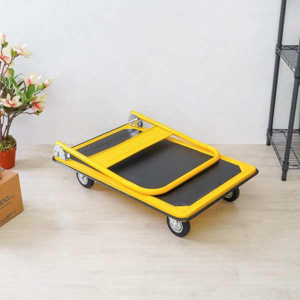 Troli Barang Lipat Krisbow 300 Kg Trolley Foldable Platform Handtruck - Image 7