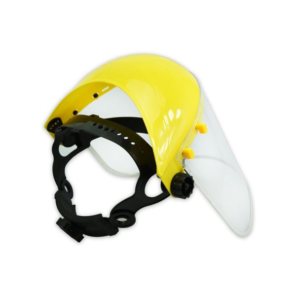 Pelindung Wajah Face Shield Krisbow Head Gear With Clear Visor - Image 2