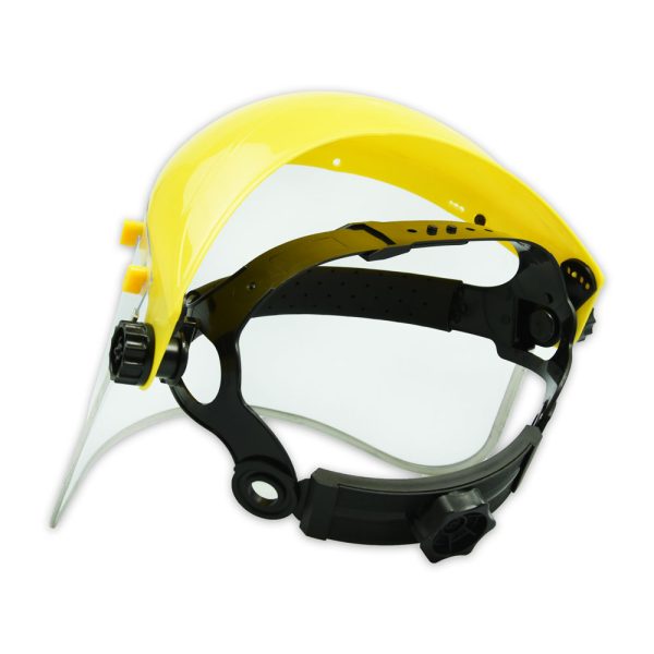 Pelindung Wajah Face Shield Krisbow Head Gear With Clear Visor - Image 4