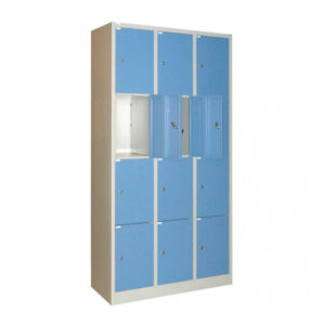 Lemari Locker 12 Doors Blue Krisbow KW1700203