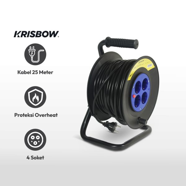 Kabel Roll Krisbow 1.5MMX25M - Image 2
