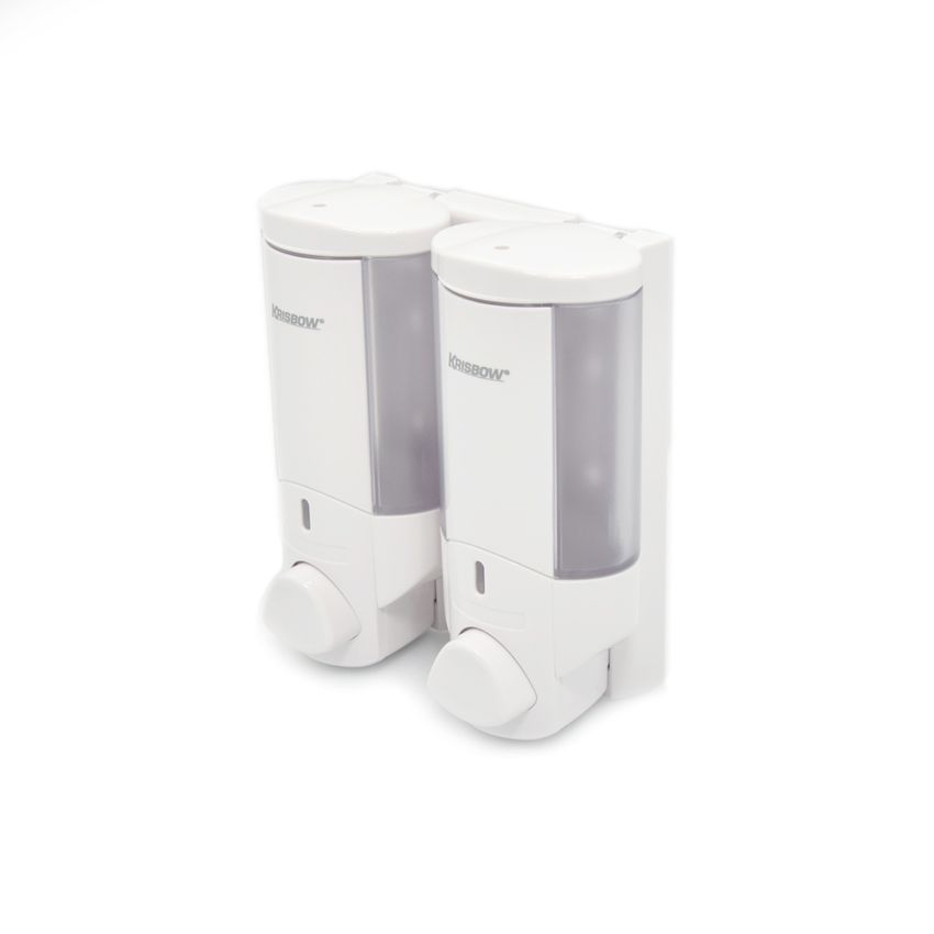 Dispenser Sabun Soap Dispenser Double White 200 ml Krisbow KW2001240
