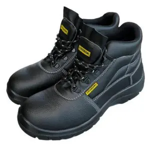 Sepatu Safety Krisbow Argon 6IN Ukuran 39 Warna Hitam