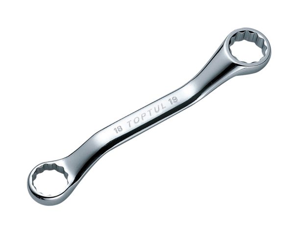 Kunci Pas Midget Double Ring Wrench 45° Offset 12x13mm TopTul AAAK1415