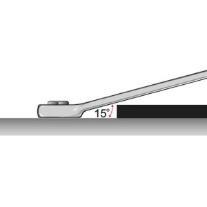 Kunci Kombinasi Long Combination  15Deg Offset 10mm TopTul AAEA1010