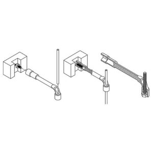 Kunci Pas Angled Socket Wrench 10 mm Toptul AEAE1010