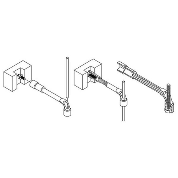 Kunci Pas Angled Socket Wrench 10 mm Toptul AEAE1010